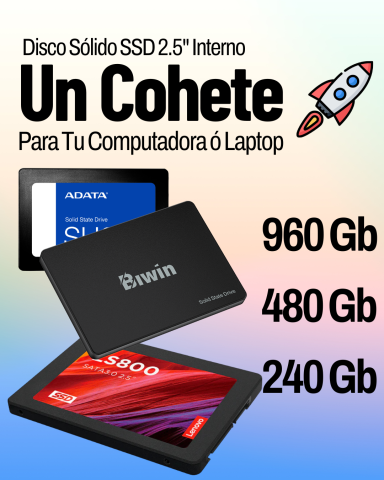 Disco Sólido SSD 240GB 2.5" PC y Laptop