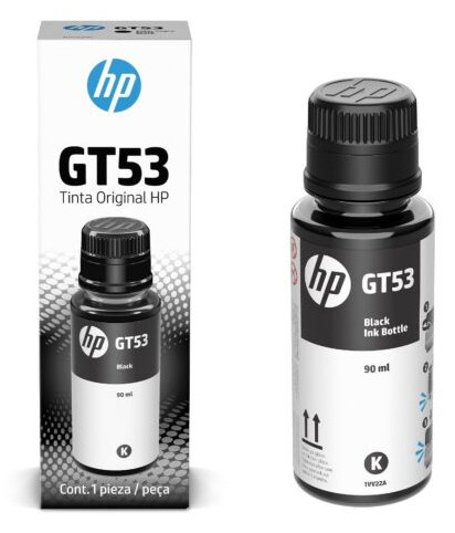Botella de tinta HP GT53 negro 90 ml (1VV22AL)