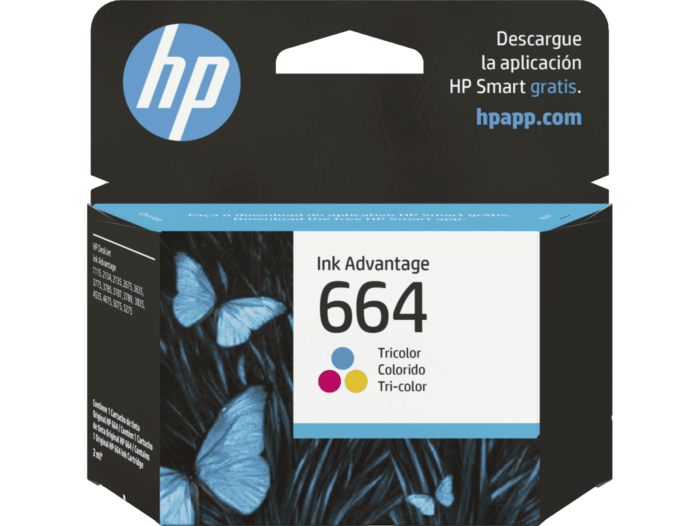 Cartucho de tinta HP 664 tricolor original (F6V28AL)