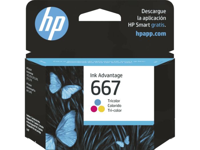 Cartucho de tinta HP 667 tricolor original (3YM78AL)