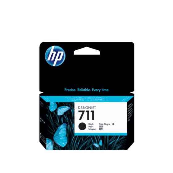Cartucho de tinta HP 711 negro 38 ml DesignJet (CZ129A)