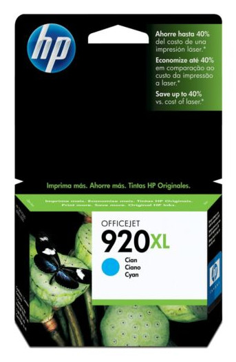 Cartucho de tinta HP 920XL cian original (CD972AL)