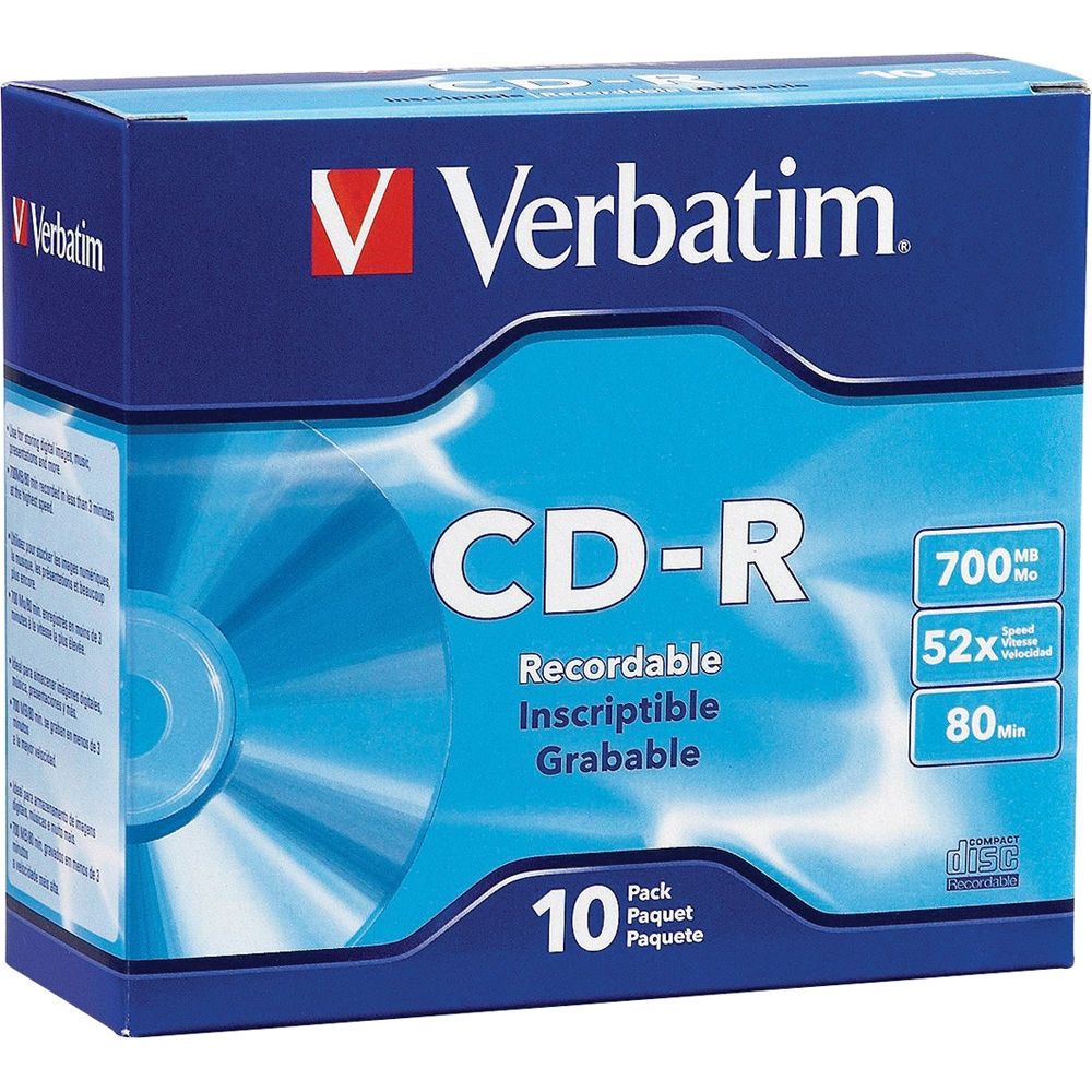 CD-R Verbatim 700 MB 80 min