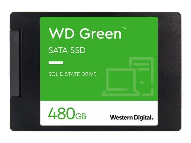 Disco sólido SSD WD Green 480 GB 2.5″ SATA (WDS480G3G0A)