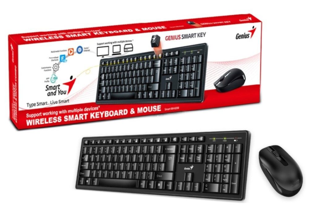 Teclado y mouse Wireless Genius inalambrico
