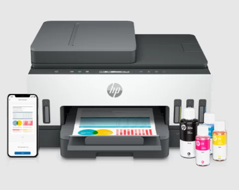 Multifuncion tinta continua HP 750 Wi-Fi Duplex Red ADF