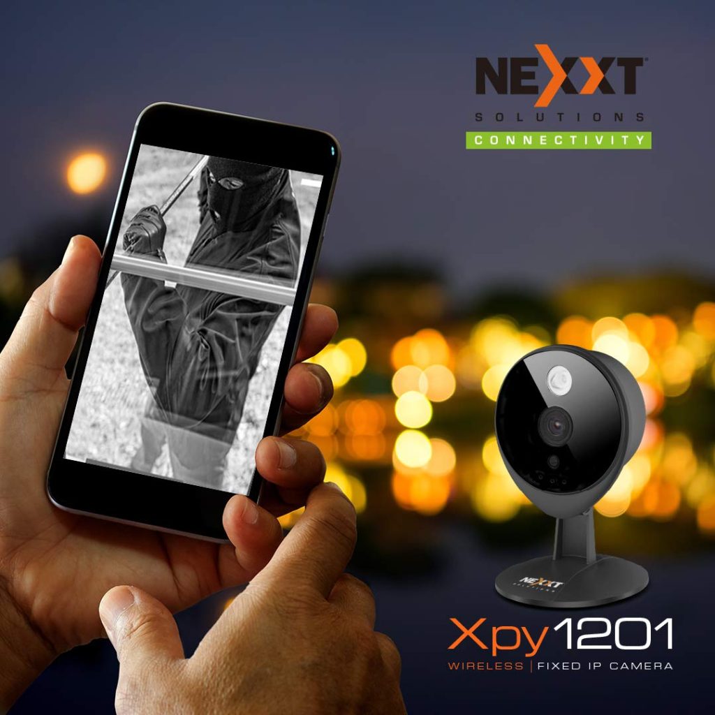 Camara Seguridad Wifi Nexxt HD 720. MicroSd. Microfono. Noche