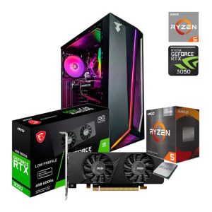 PC Gamer Ryzen 5 5500 – 16Gb – Nvme 500Gb – Video Nvidia RTX 3050 6Gb