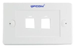 Placa doble QP-WPH2 Cat5e