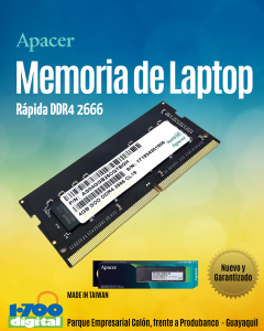 Memoria RAM Laptop 8 GB DDR4 2666 marcas varias