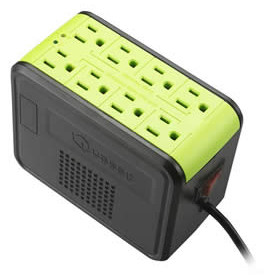 Regulador de Voltaje 1000VA 500W 8 tomas Quasad
