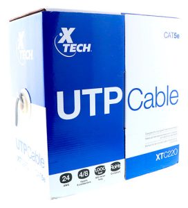 Rollo de cable de red UTP Cat5e 305 m Xtech XTC-220