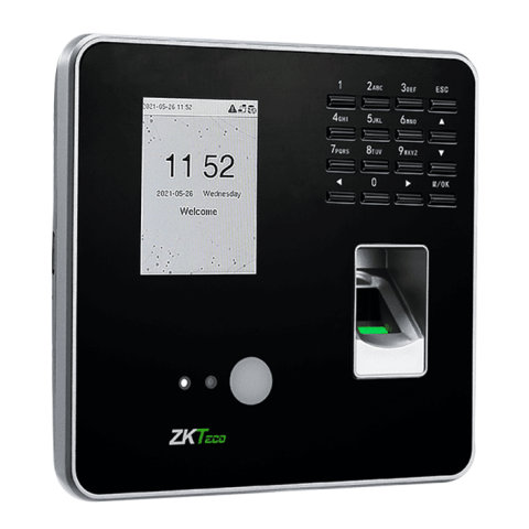 Lector Huella Digital Reloj Biometrico Control Tiempo ZKTECO MB20VL